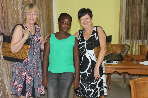 Kristine and Karen met Sarah on their last trip to Liberia in 2019. What a sweetheart!