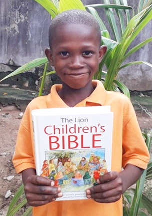 Buy a Child a Bible. $ 15
