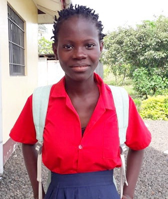 Marie lives in Ma Esther's Home.  She was promoted to Grade 10 this year! Marie is a focused student and is so grateful to attend school.