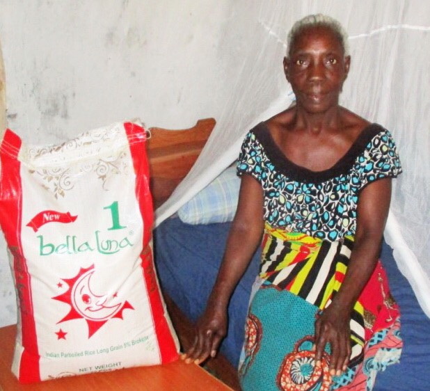 Buy a Bag of Rice for a Widow    $ 35