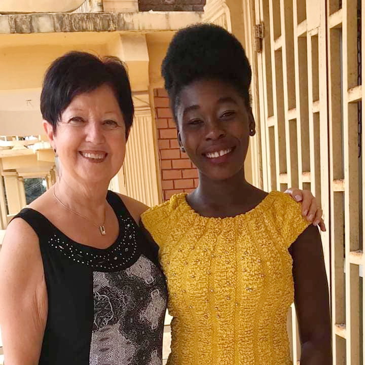 Lemu always comes to spend time with me at our Apartment when I come to Liberia.  I call her " the apple of my eye"  Every night before we go to bed, she sings for me... and then she prays!!  I am getting shivers right now just thinking about those times!! Heaven comes down and fills our room!"