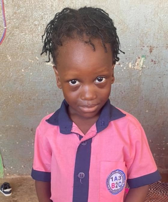 Daniel is in Kindergarten. His mother is crippled. Our staff checks in regularly to see that they are doing okay.