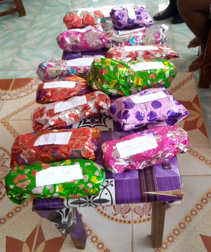 Gifts are wrapped and ready for Christmas!