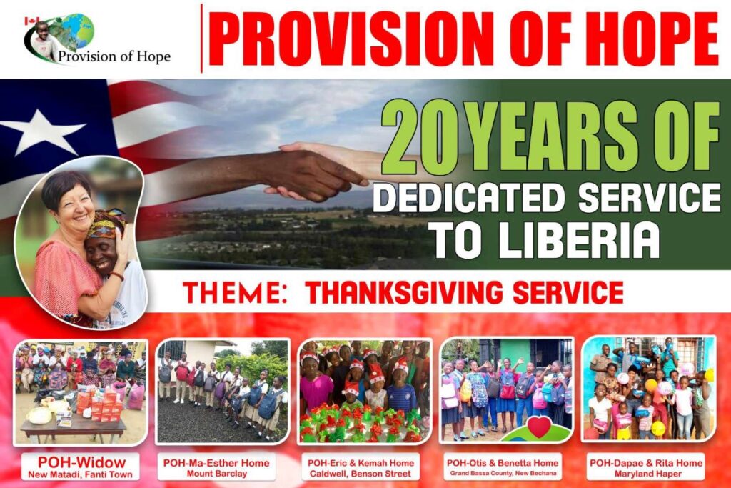 Celebrating 20 yrs in Liberia!!!