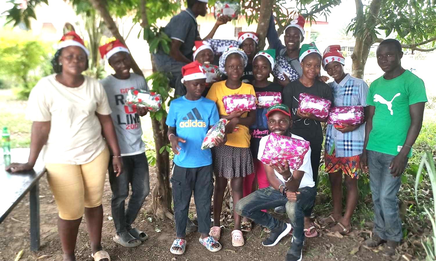 Daniel Coleman deserves all the accolades for going to Mt. Barclay each Christmas! The kids at Ma Esther's Home and at Eric and Kamah's love when he comes with candies!  John and Korpu have 11 children in their home.