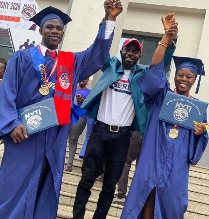 Daniel Coleman at their Graduation