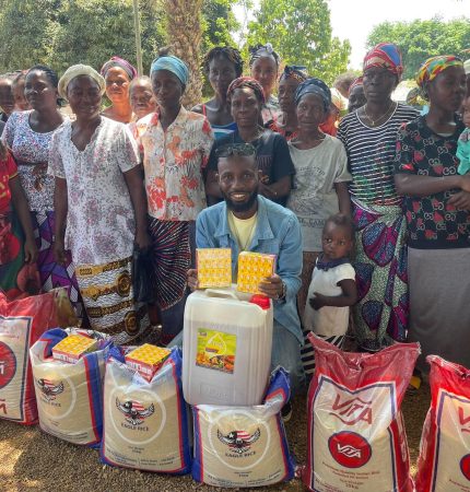 Daniel with new group of widows and single moms