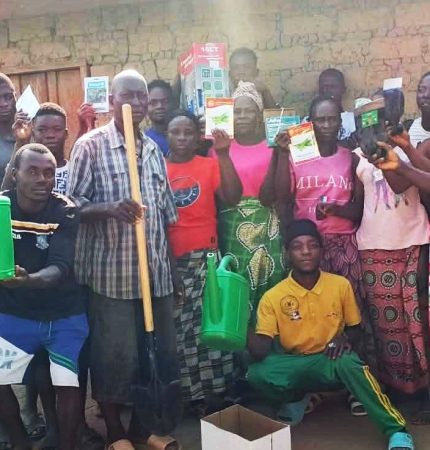 Farmers are so happy for seeds and tools