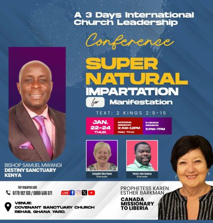 Flyer for Leader's Conference