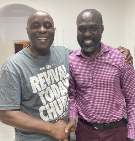 Pastor Keita said yes to becoming a Trainer